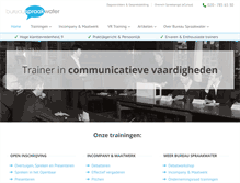Tablet Screenshot of bureauspraakwater.nl